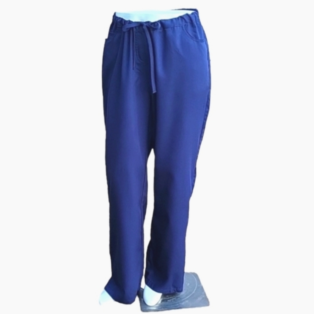 Unisex Loose-fitting Drawstring Scrub Pants